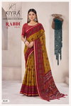Rabdi Vol 3 By Kiyra P V Black Chanderi Ladies Saree Wholesale Market In Surat